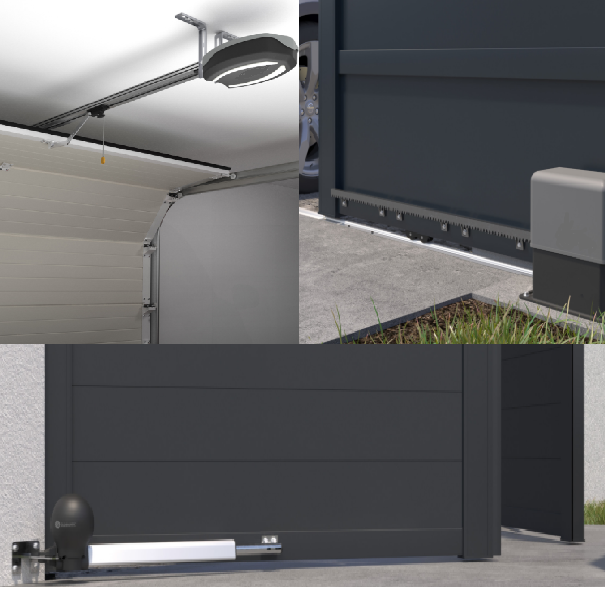 Automatismos  de teto; de correr; de batente